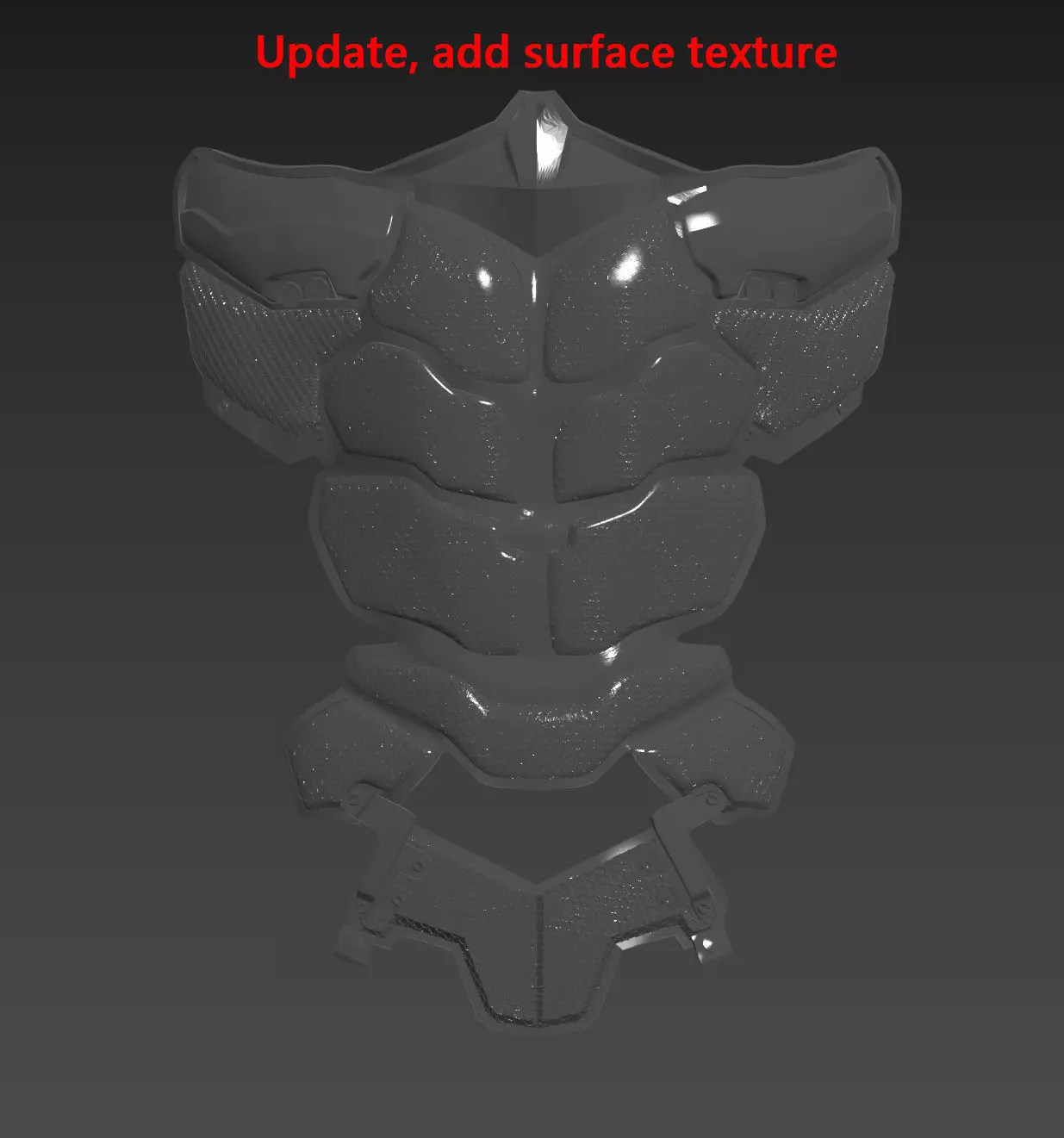 Batman Arkham Knight Abdominal armor 3D print model_0