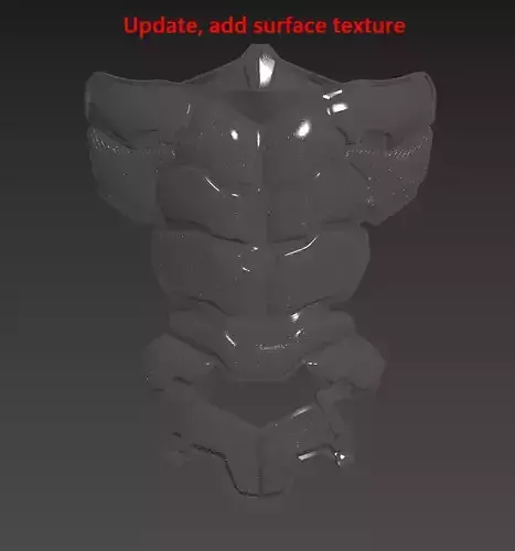 Batman Arkham Knight Abdominal armor 3D print model
