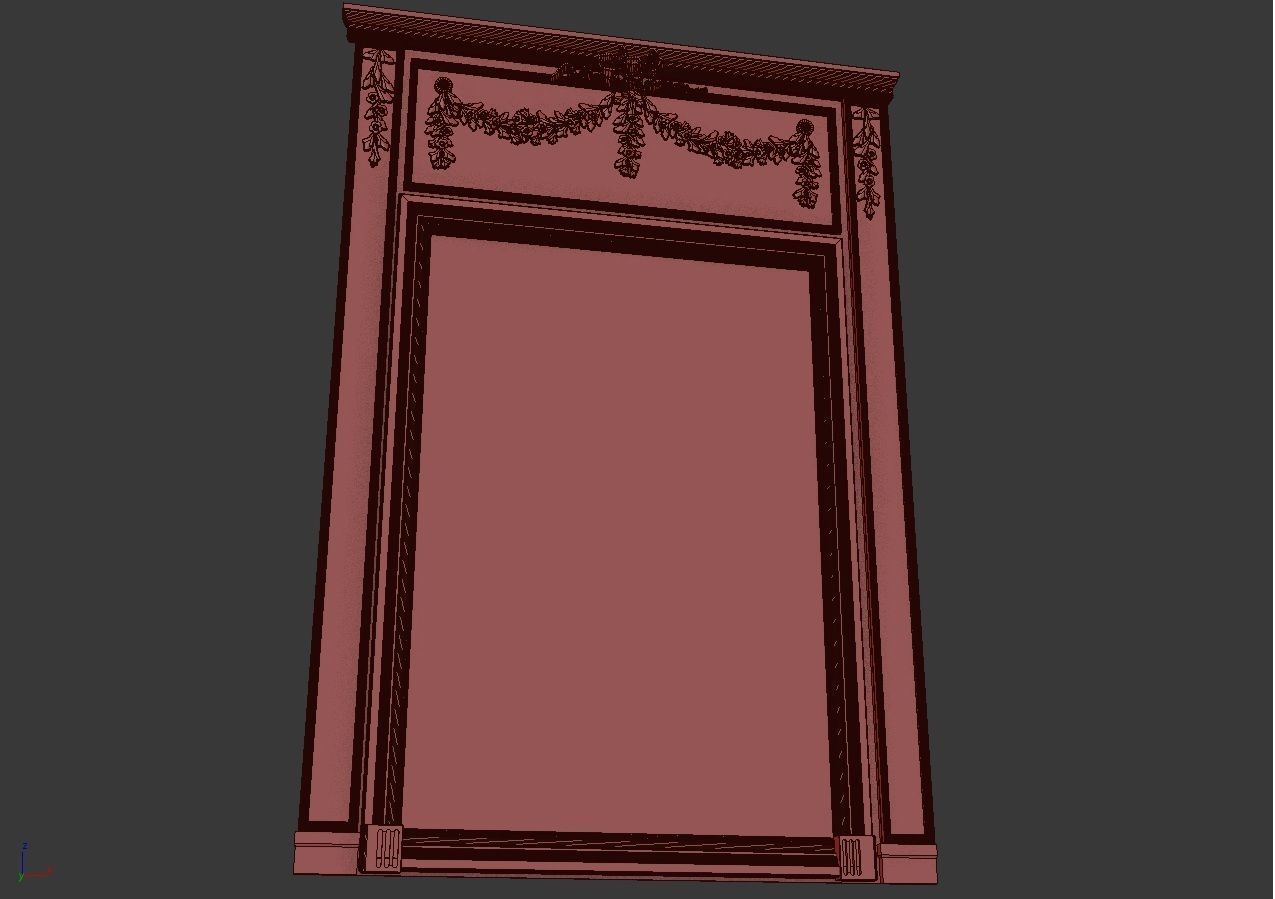 Pier Glass mirror 3D model_1