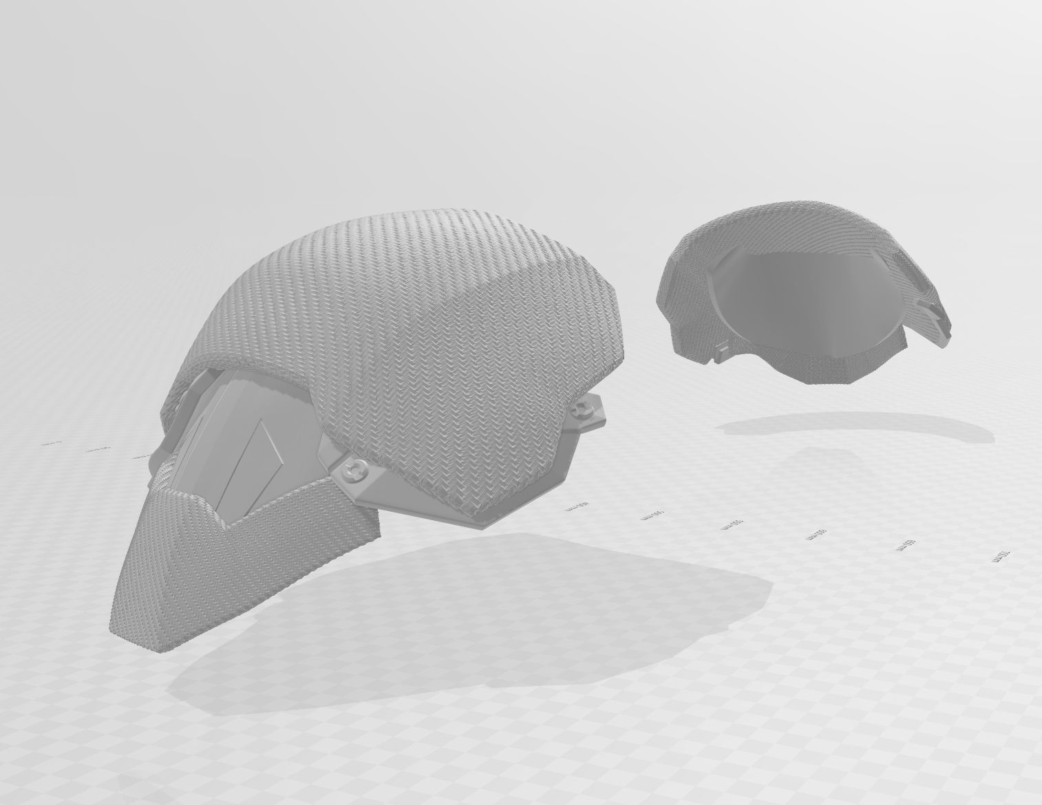 Batman Arkham Knight Shoulder Forearm armor 3D print model_9