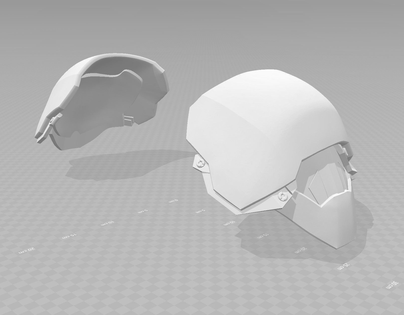 Batman Arkham Knight Shoulder Forearm armor 3D print model_15