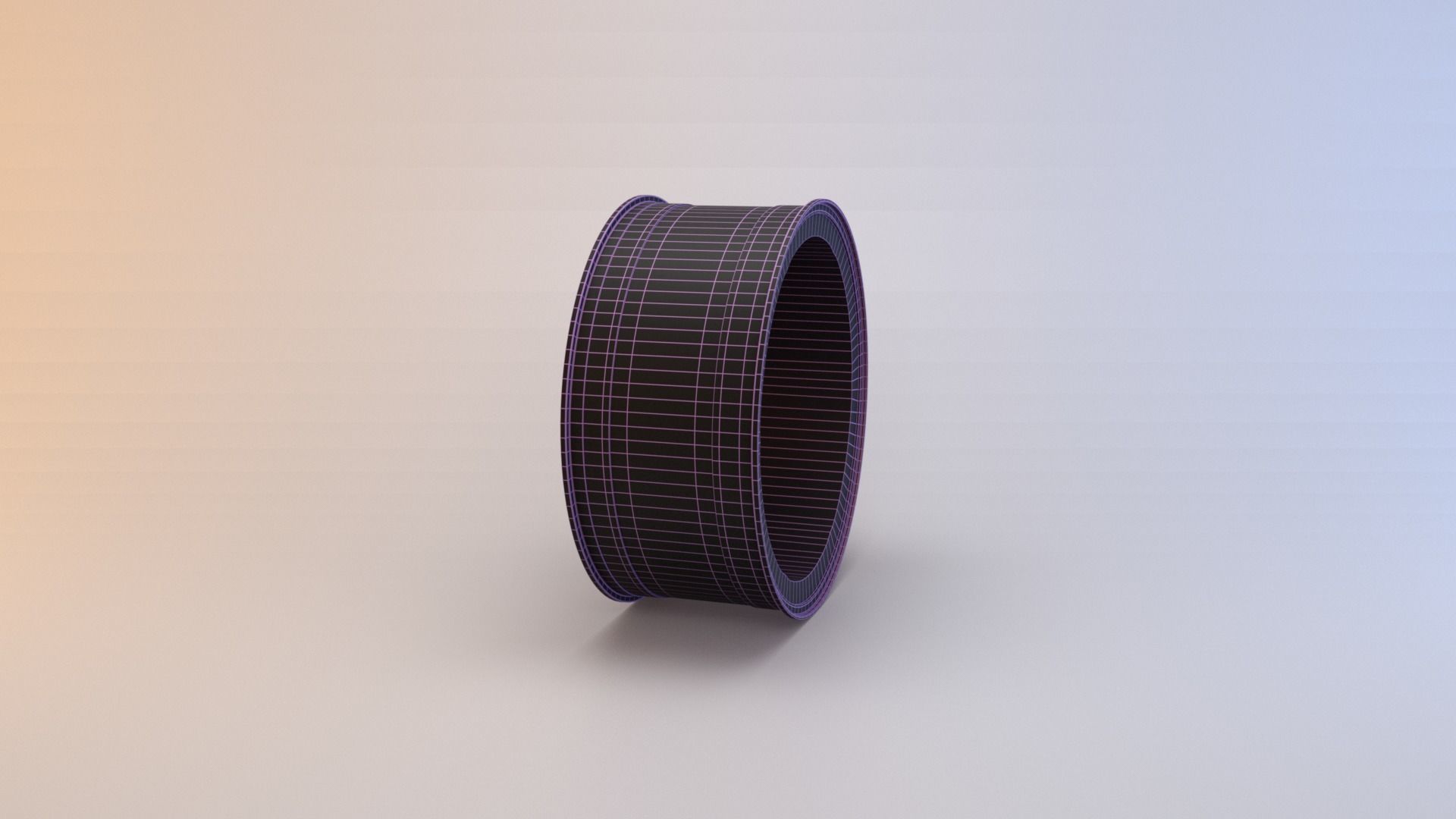 6 Spoke Rim Low-poly 3D model_16