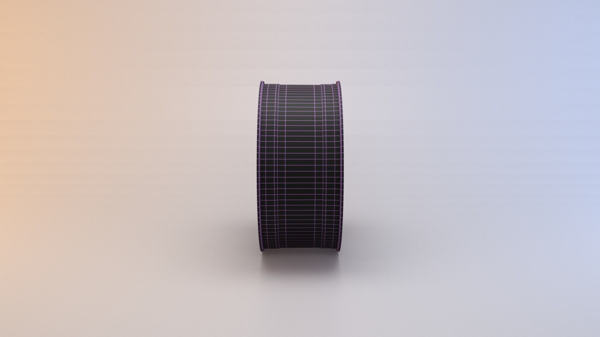 6 Spoke Rim Low-poly 3D model_7