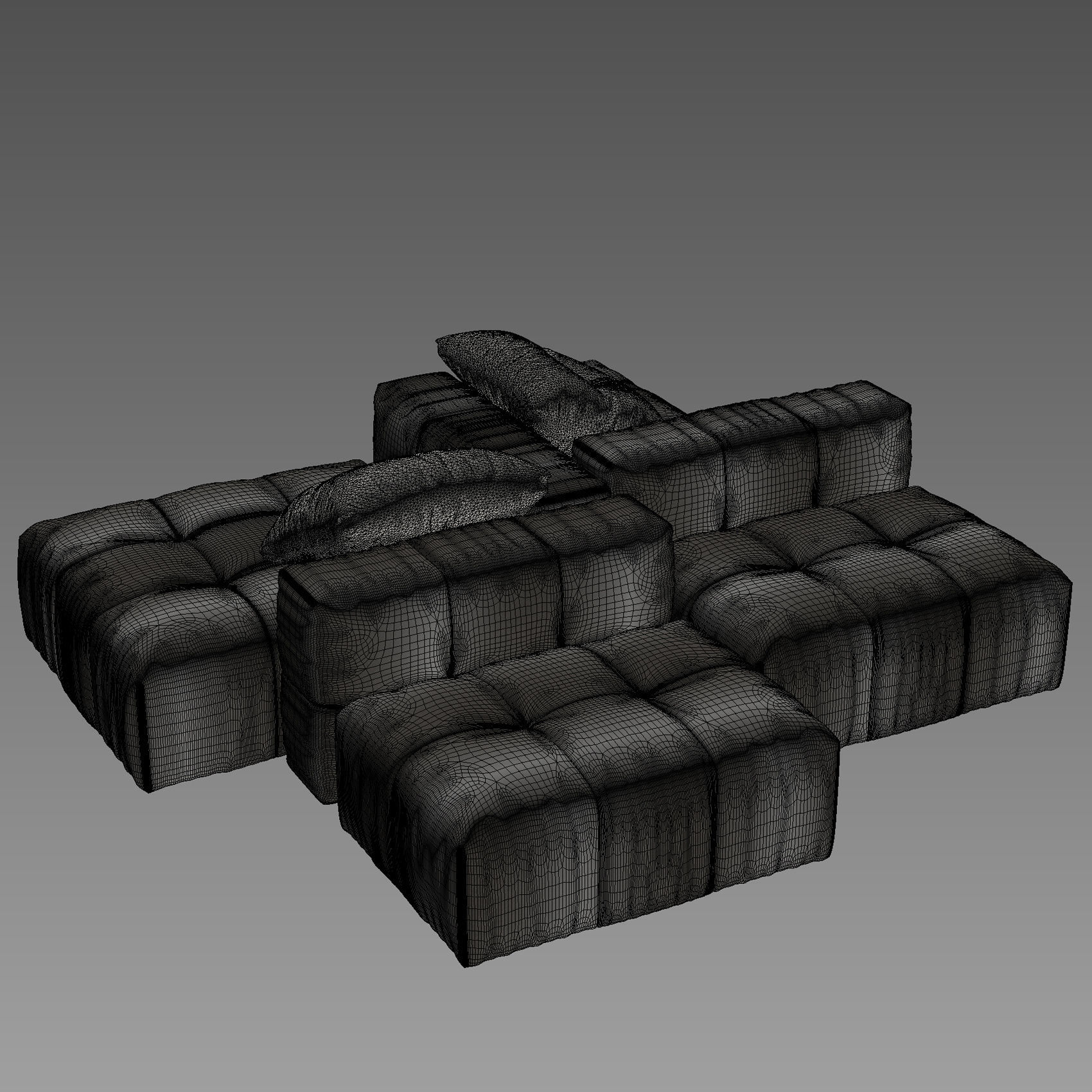 Bonaldo Sofa 3D model_5