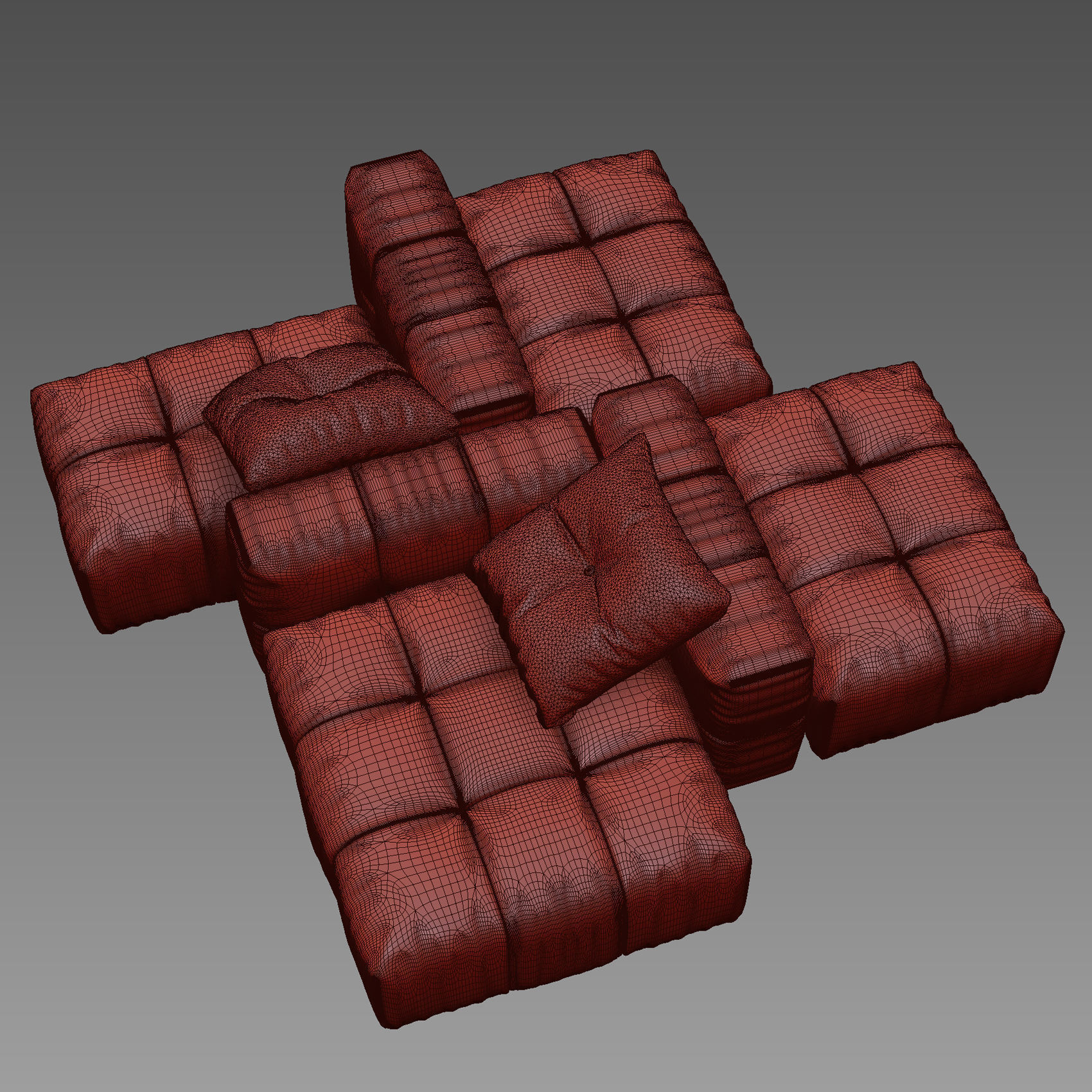 Bonaldo Sofa 3D model_4