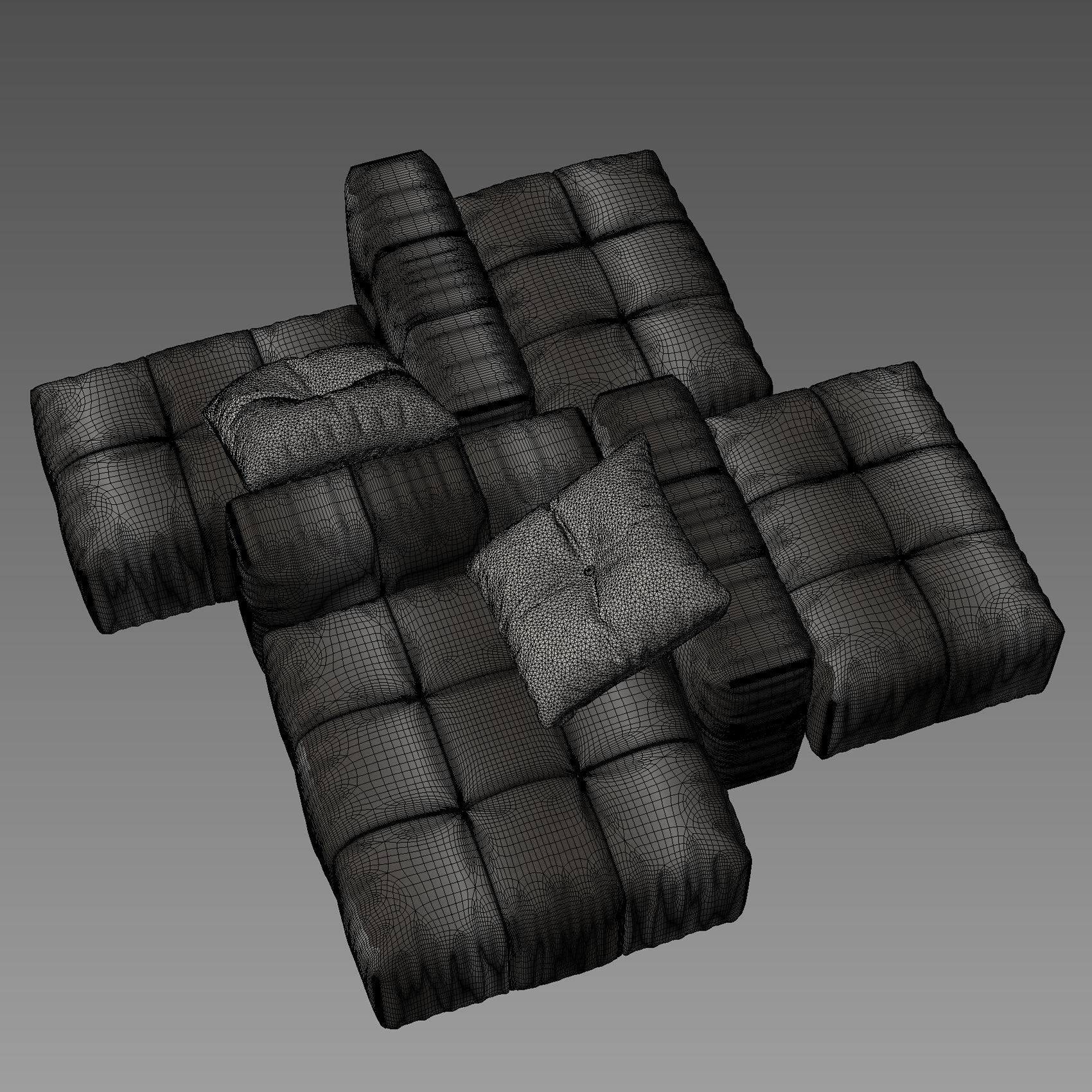 Bonaldo Sofa 3D model_3