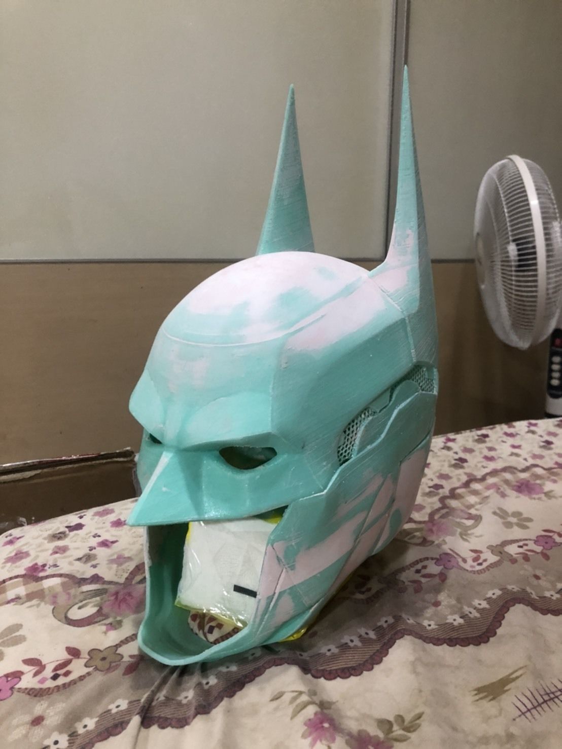 Batman Arkham Knight Cowl Neck Chest Back armor 3D print model_20
