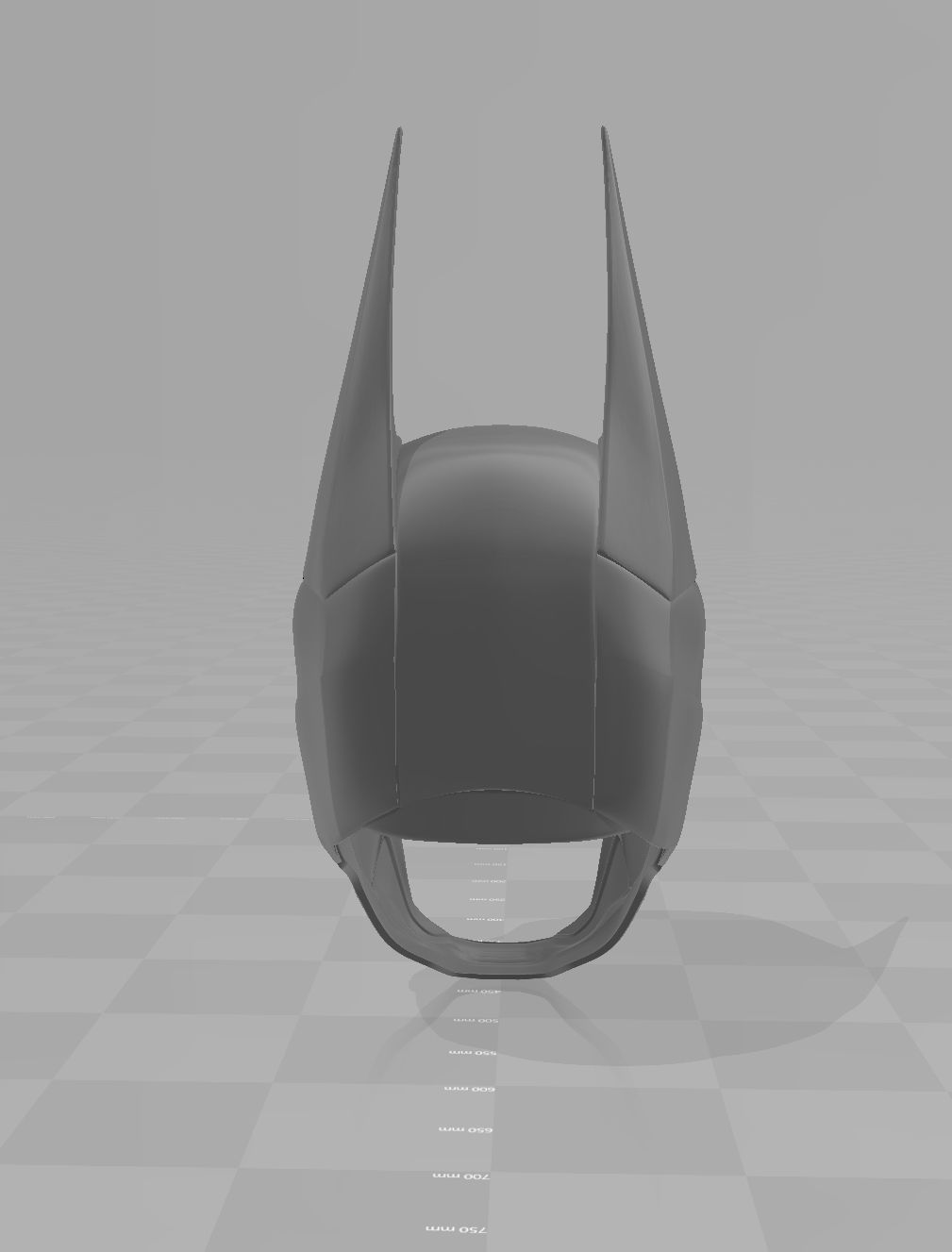 Batman Arkham Knight Cowl Neck Chest Back armor 3D print model_4