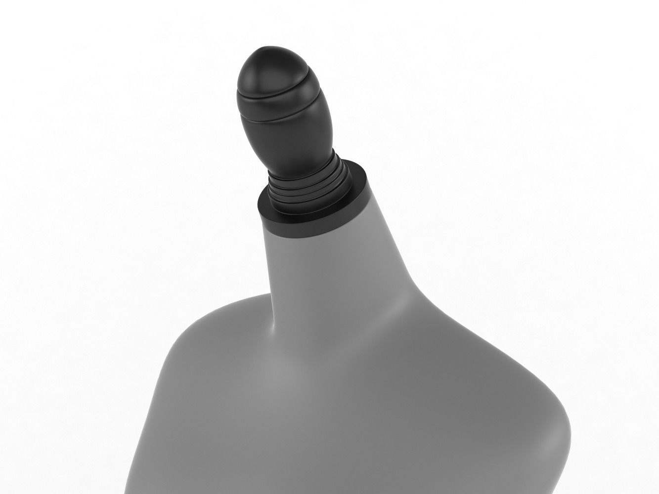 Classic Female Mannequin Form 3D model_5