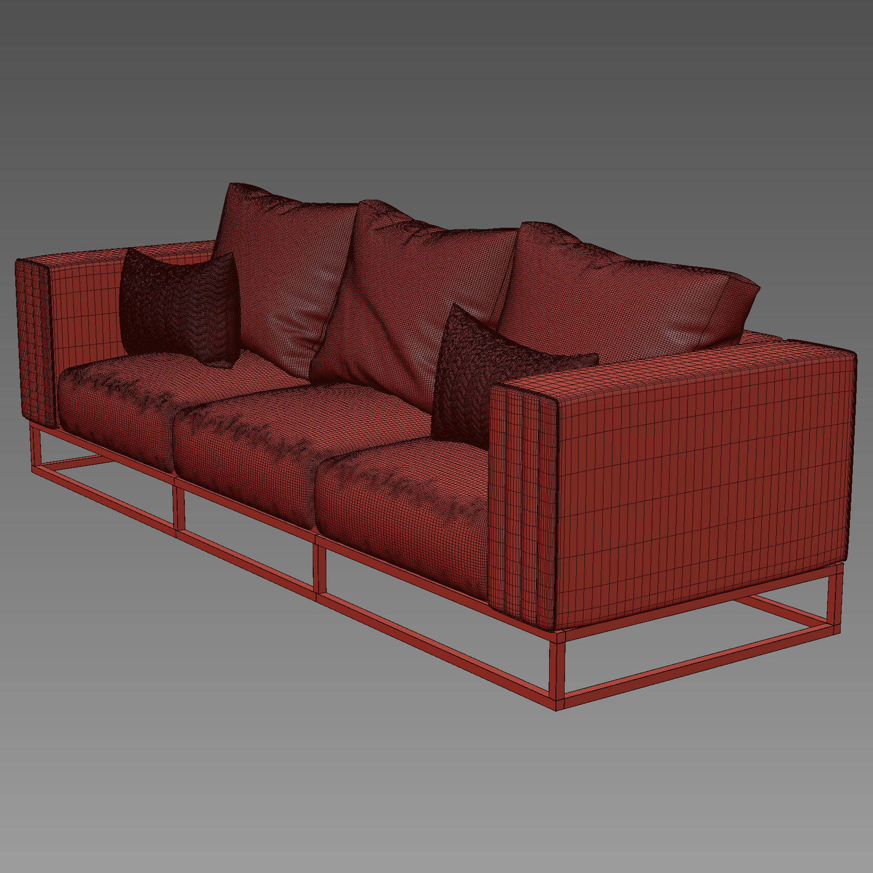 Sofa SIGNORINI COCO 3D model_4