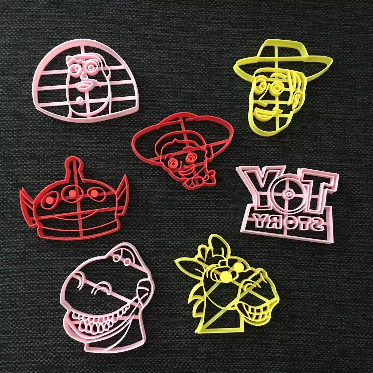 Toy Story - Pack x 7 Cookie Cutter 3D print model