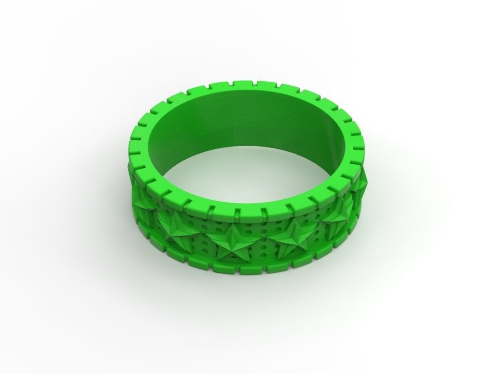 Ring star around 3D print model_9