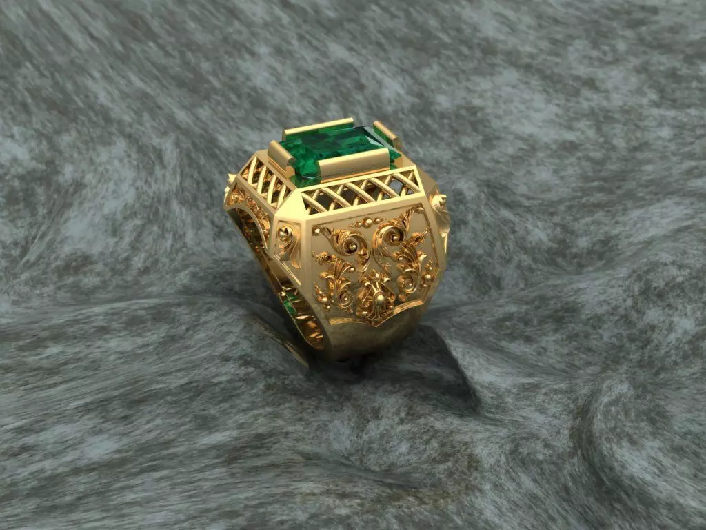 man rings 3D print model