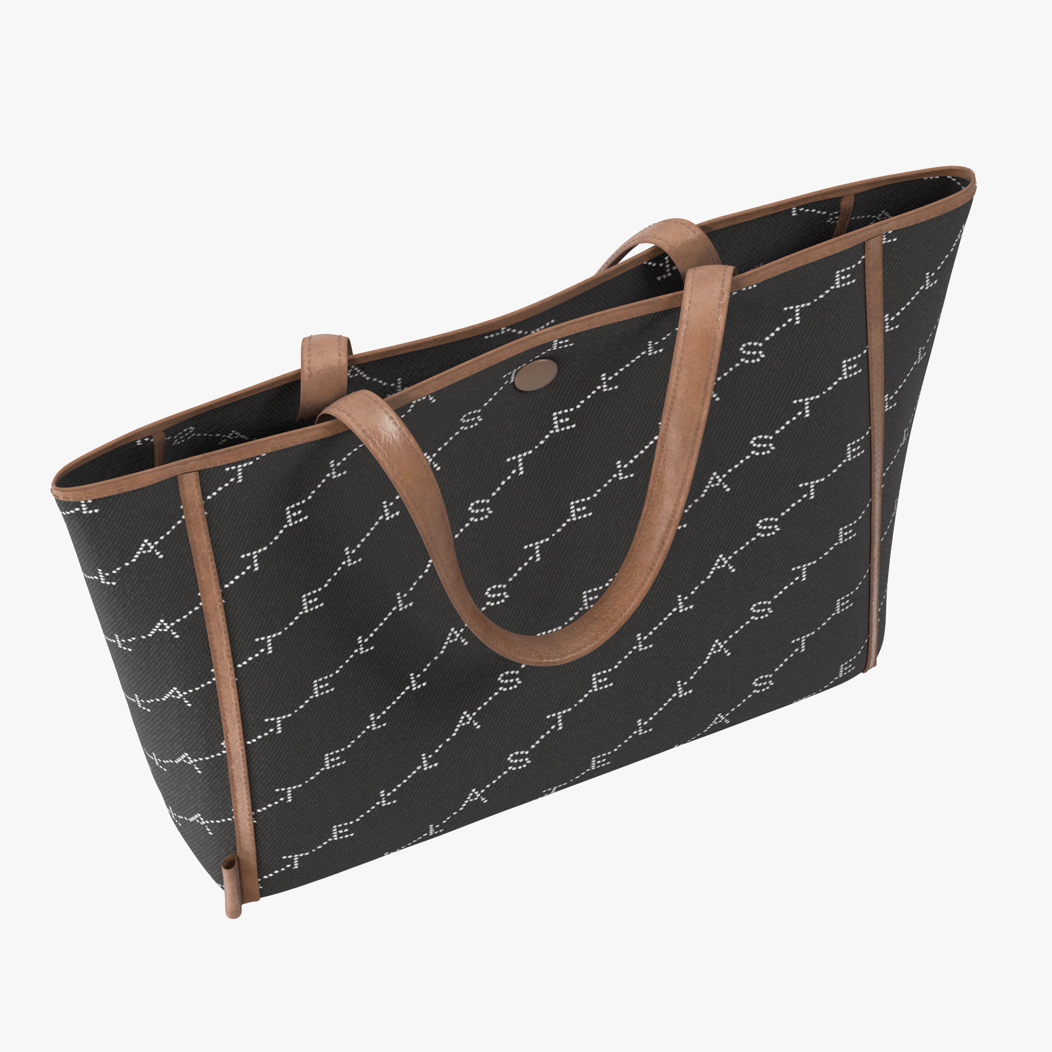 Handbag tote bag 3D model_5