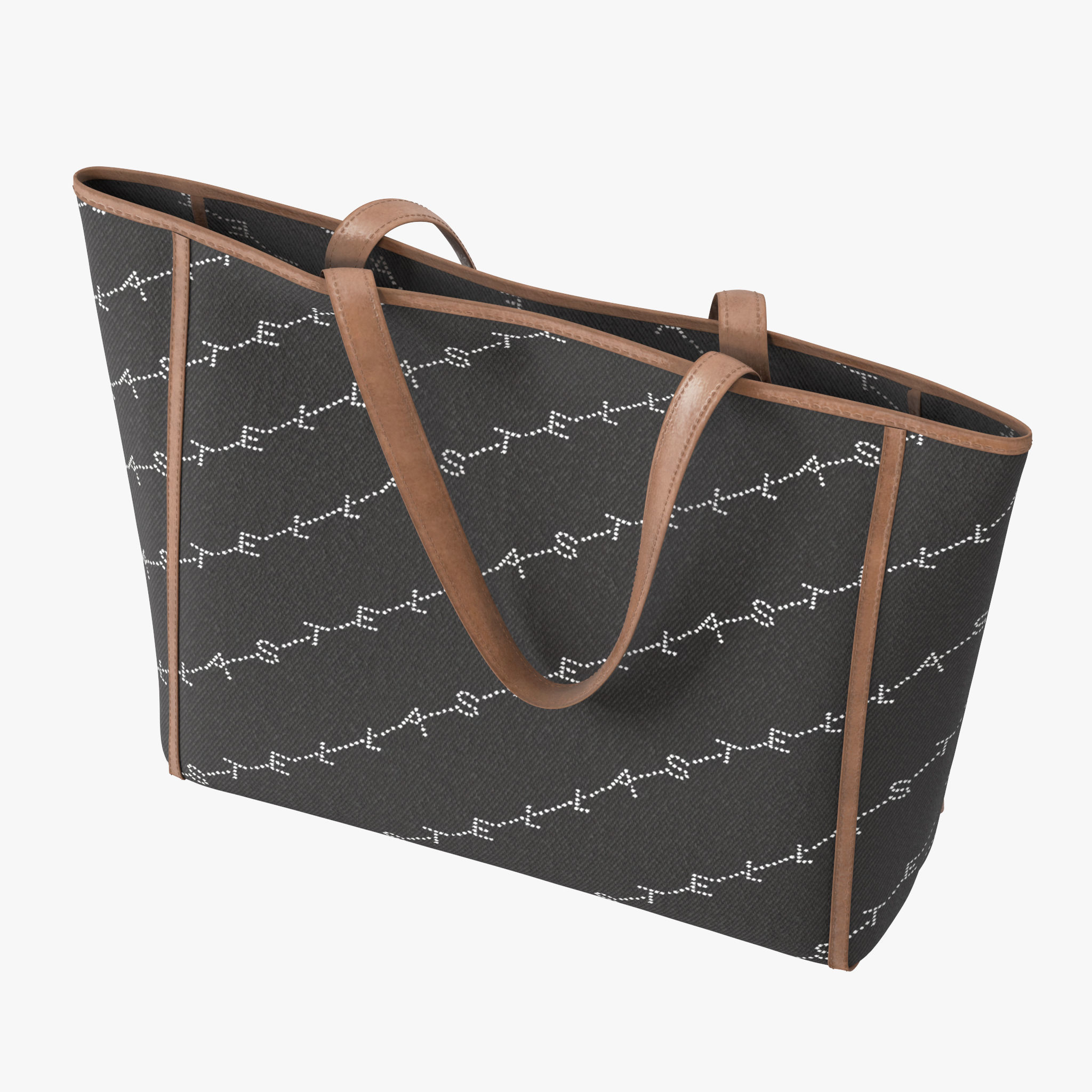 Handbag tote bag 3D model_6