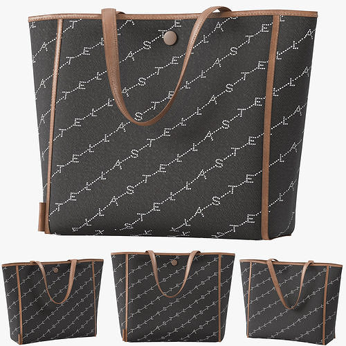 Handbag tote bag 3D model