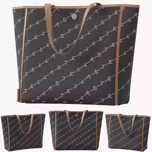 Handbag tote bag 3D model Handbag tote bag 3D model