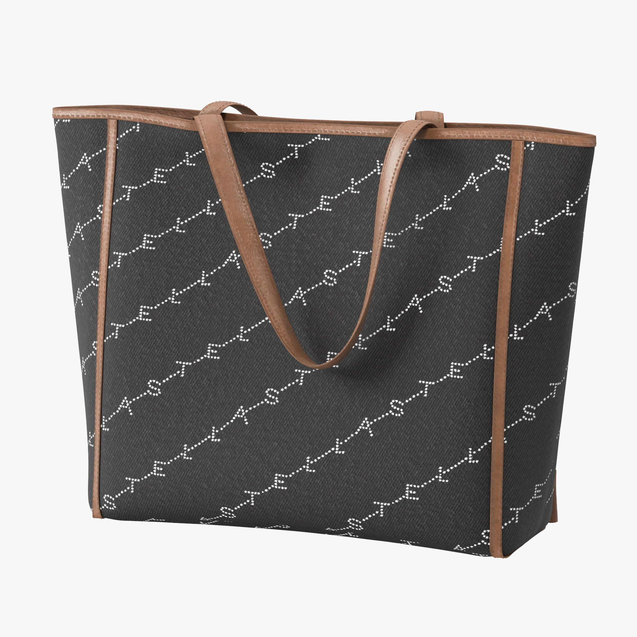 Handbag tote bag 3D model_4