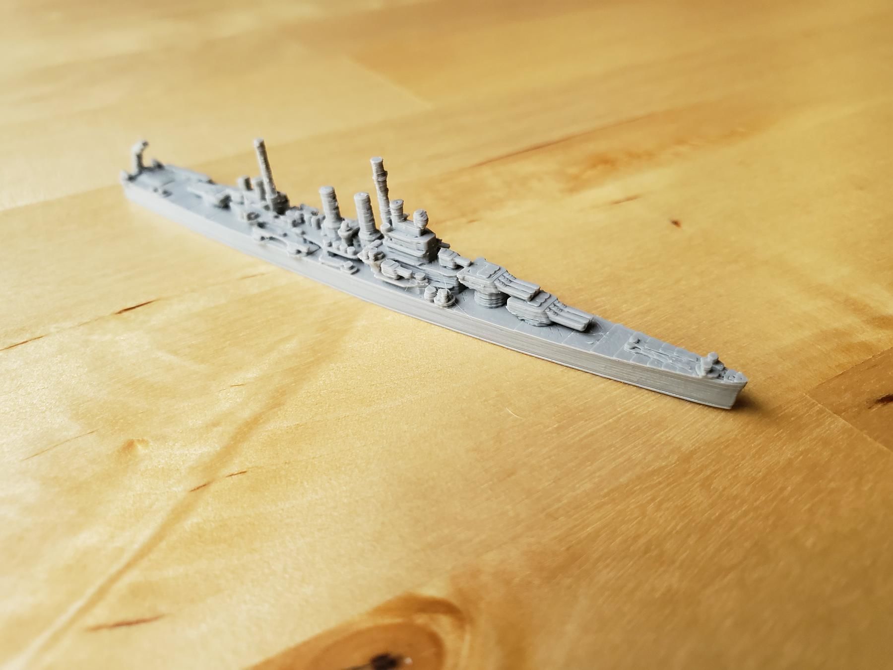 US Crusier Wichita Warship 3D print model_9