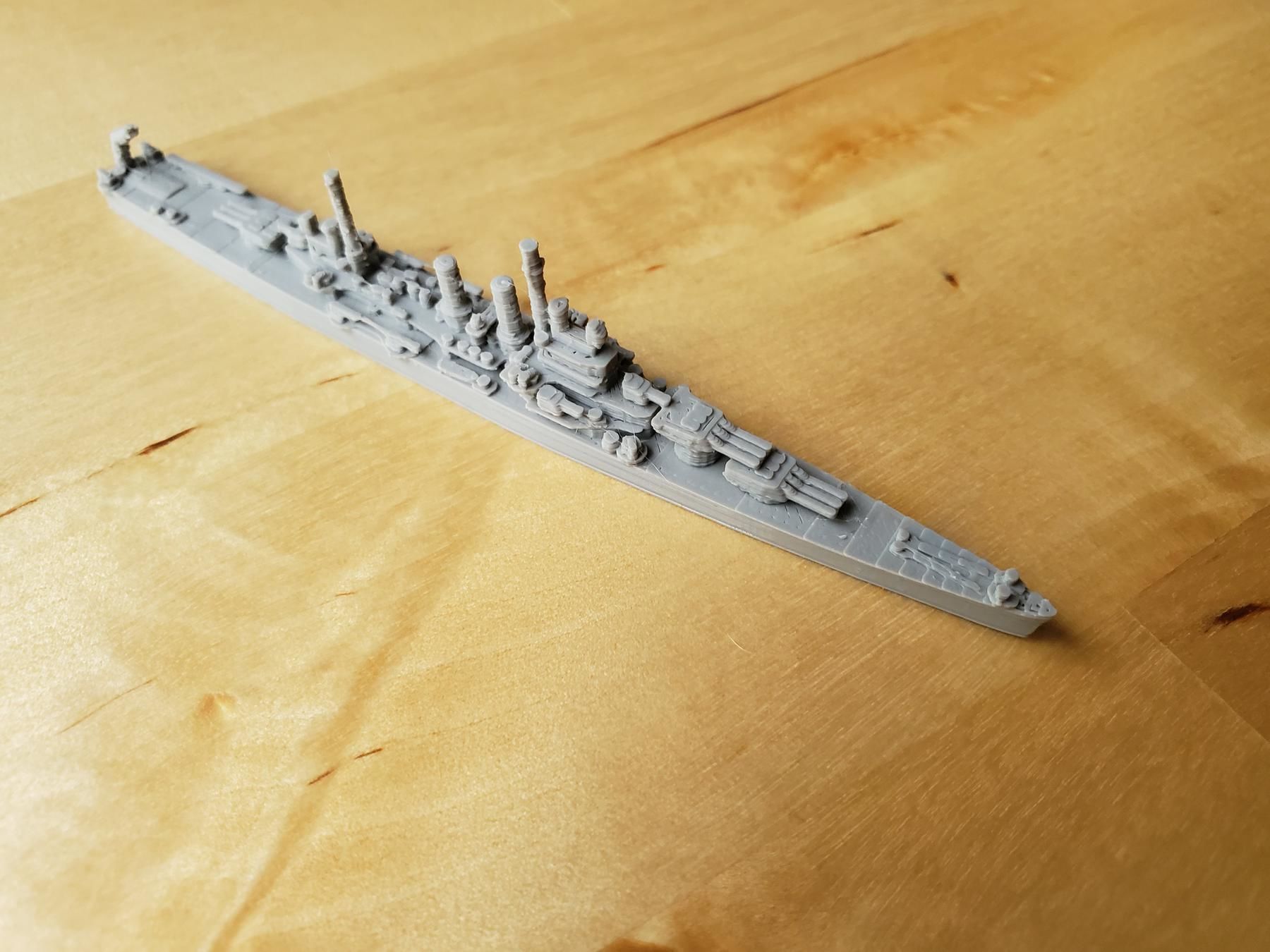 US Crusier Wichita Warship 3D print model_6