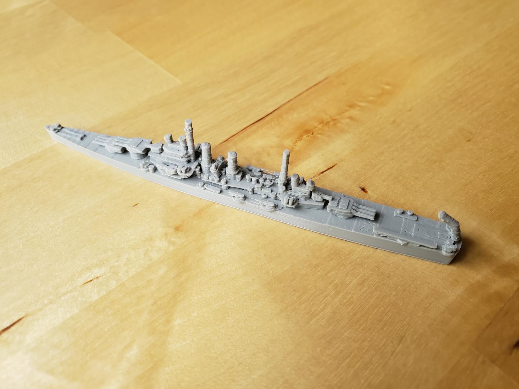 US Crusier Wichita Warship 3D print model_11