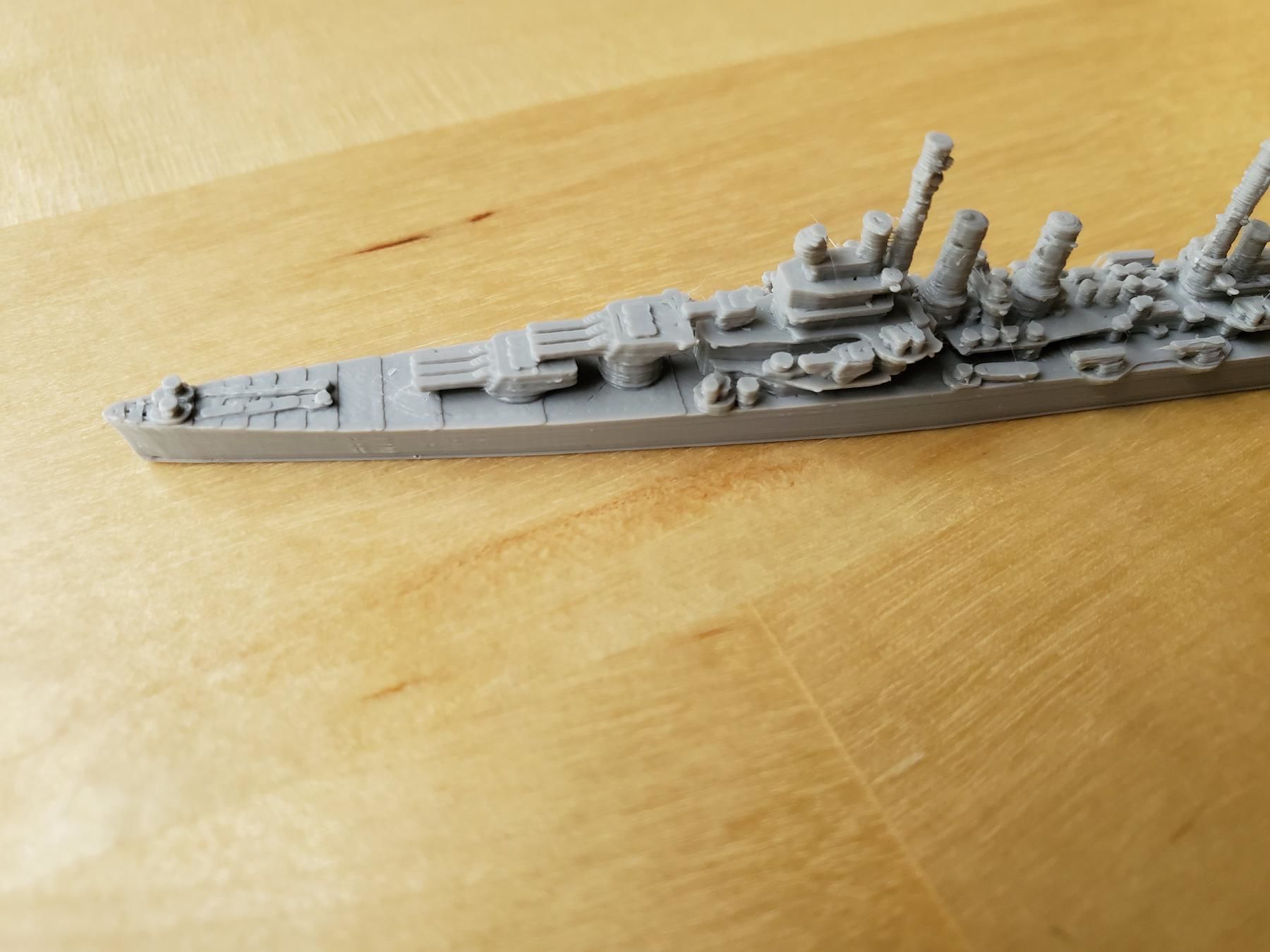 US Crusier Wichita Warship 3D print model_18