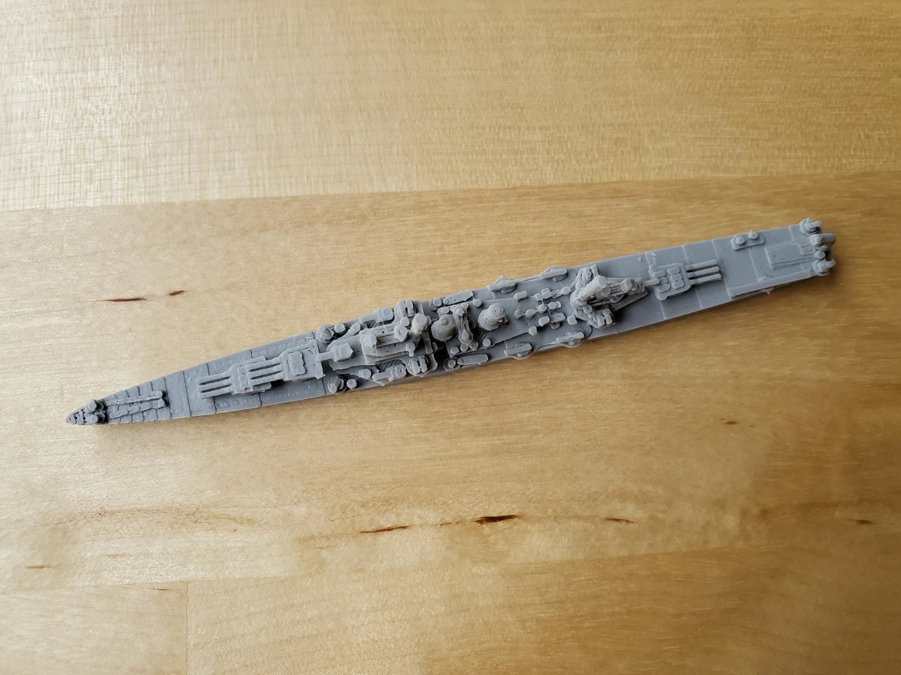 US Crusier Wichita Warship 3D print model_5