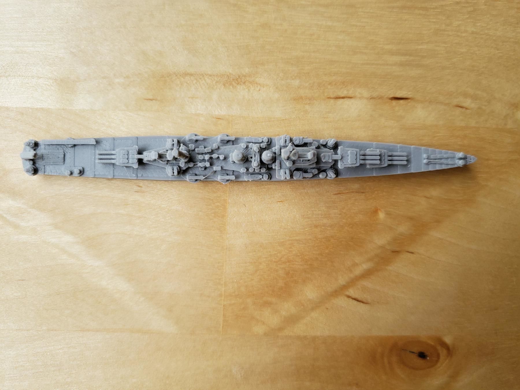 US Crusier Wichita Warship 3D print model_17