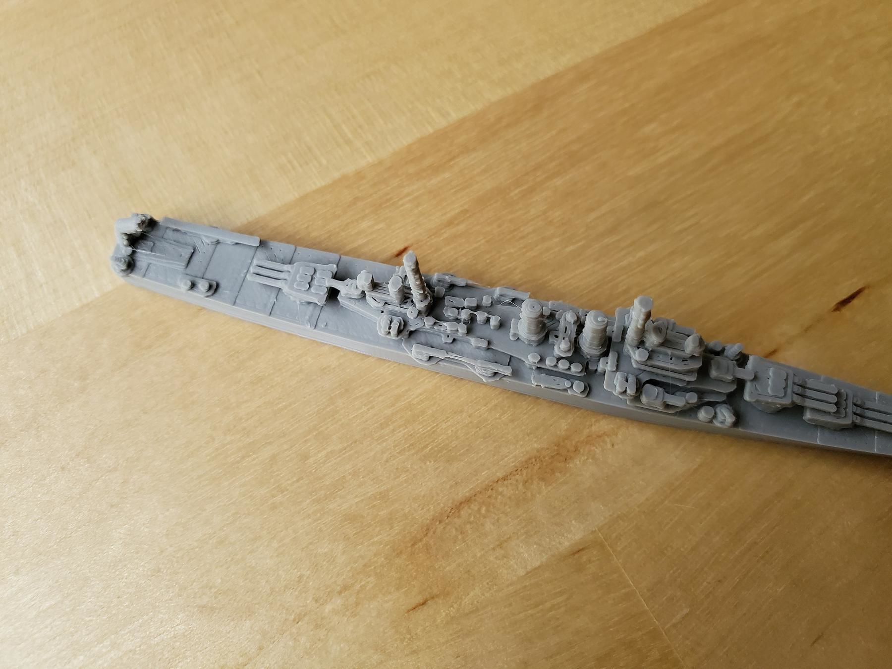 US Crusier Wichita Warship 3D print model_16