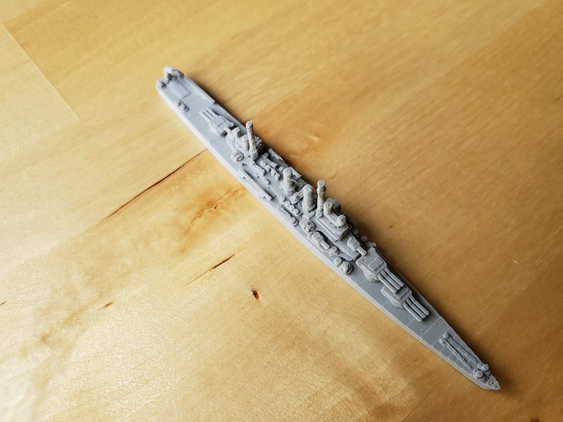 US Crusier Wichita Warship 3D print model_14