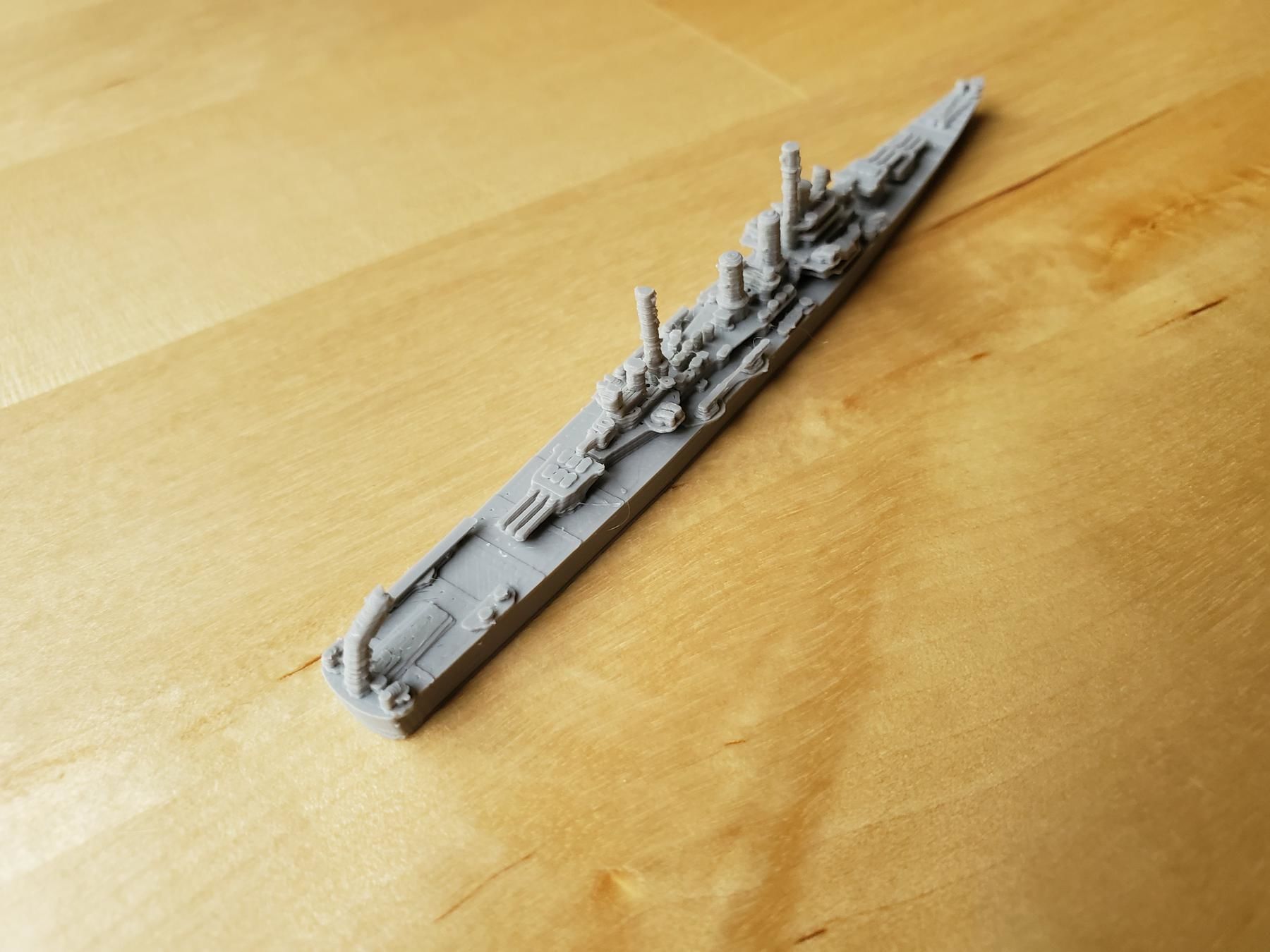 US Crusier Wichita Warship 3D print model_10