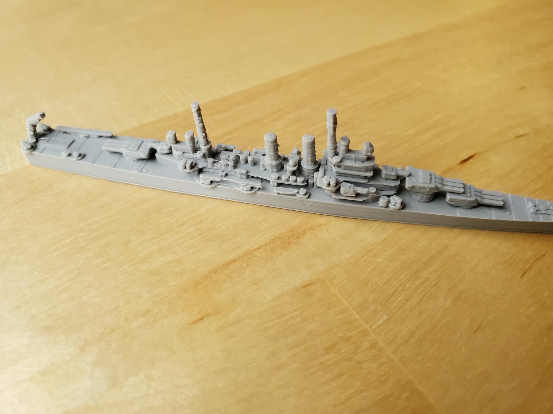 US Crusier Wichita Warship 3D print model_15