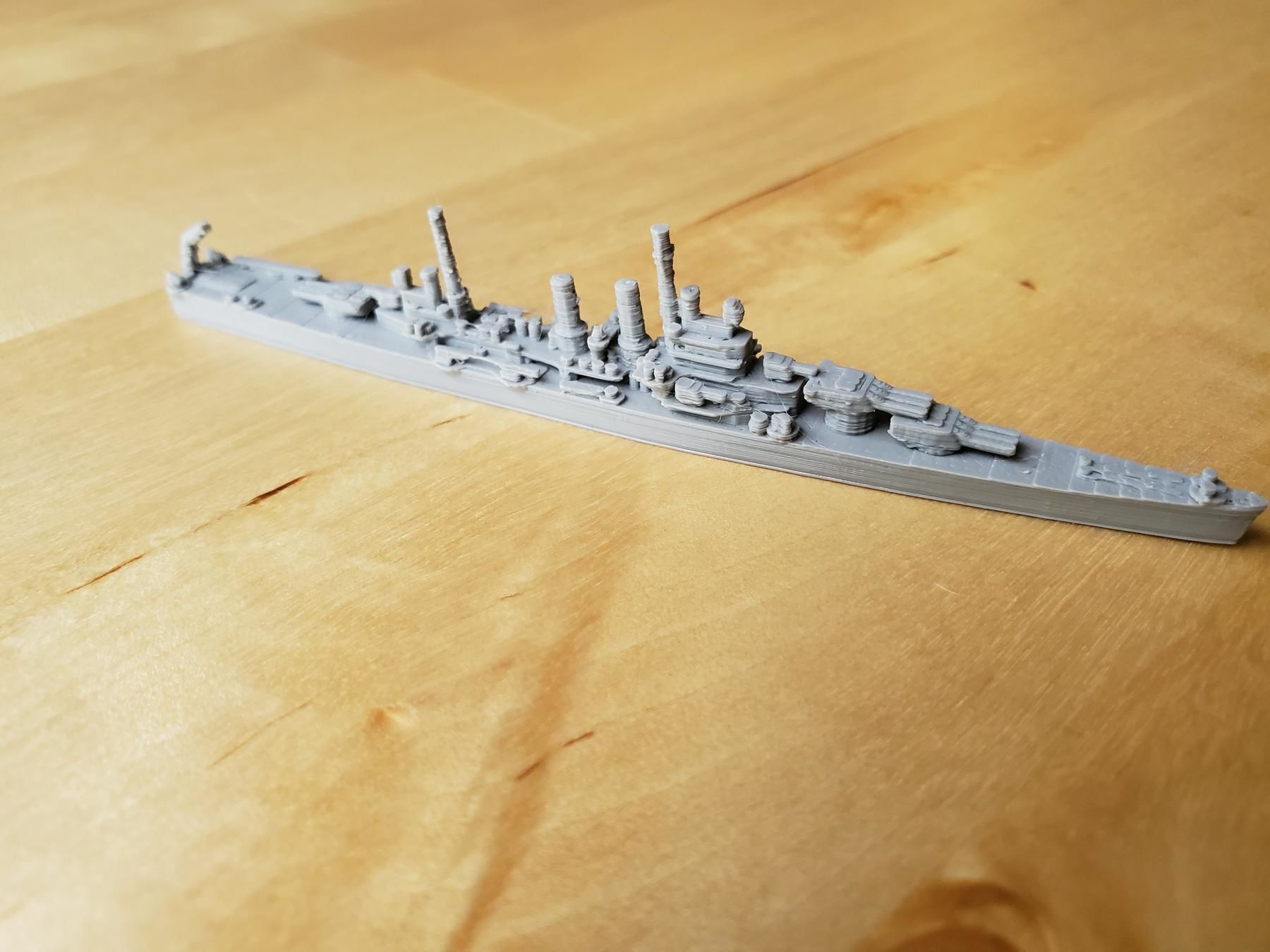 US Crusier Wichita Warship 3D print model_8