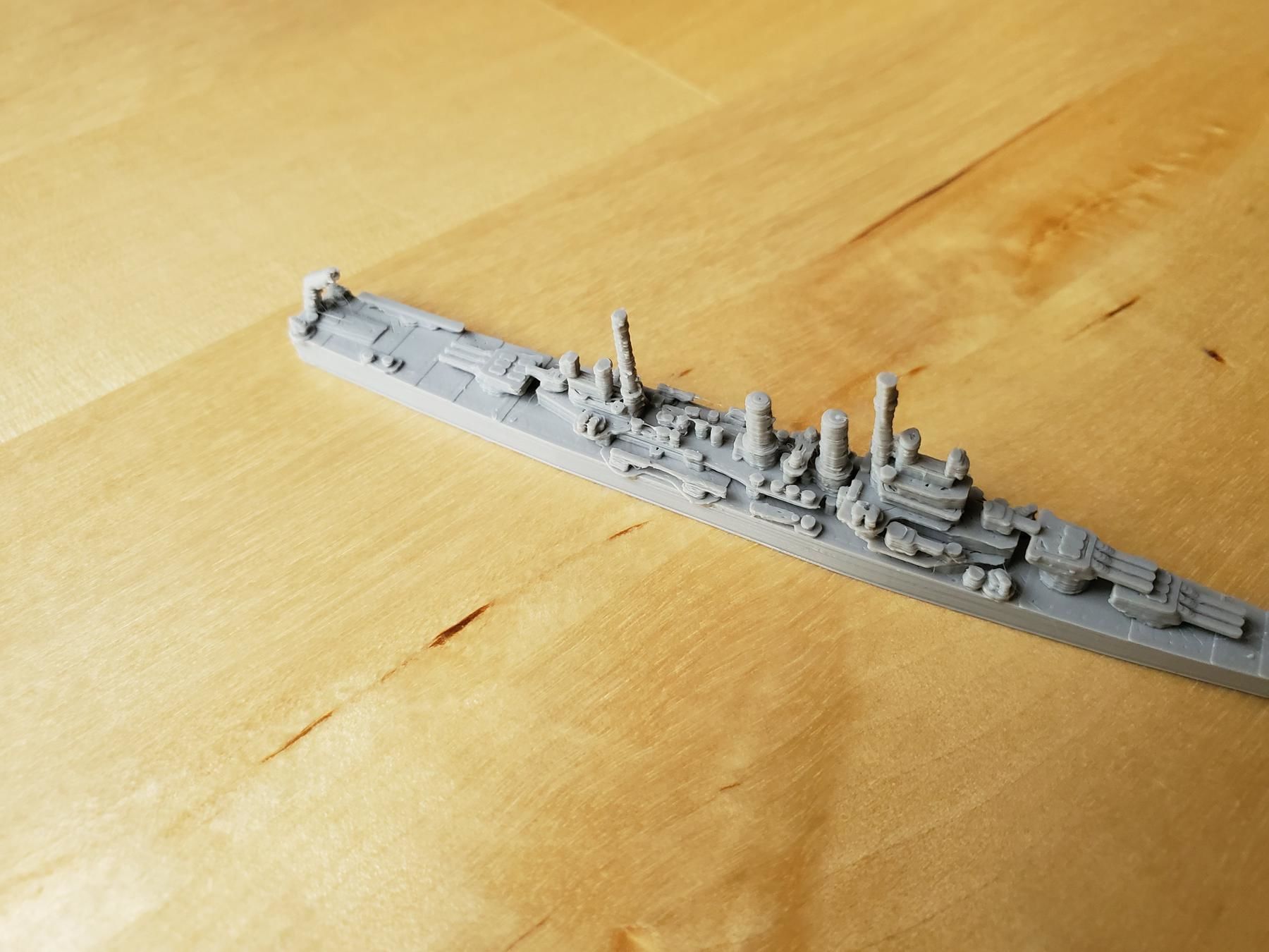 US Crusier Wichita Warship 3D print model_7