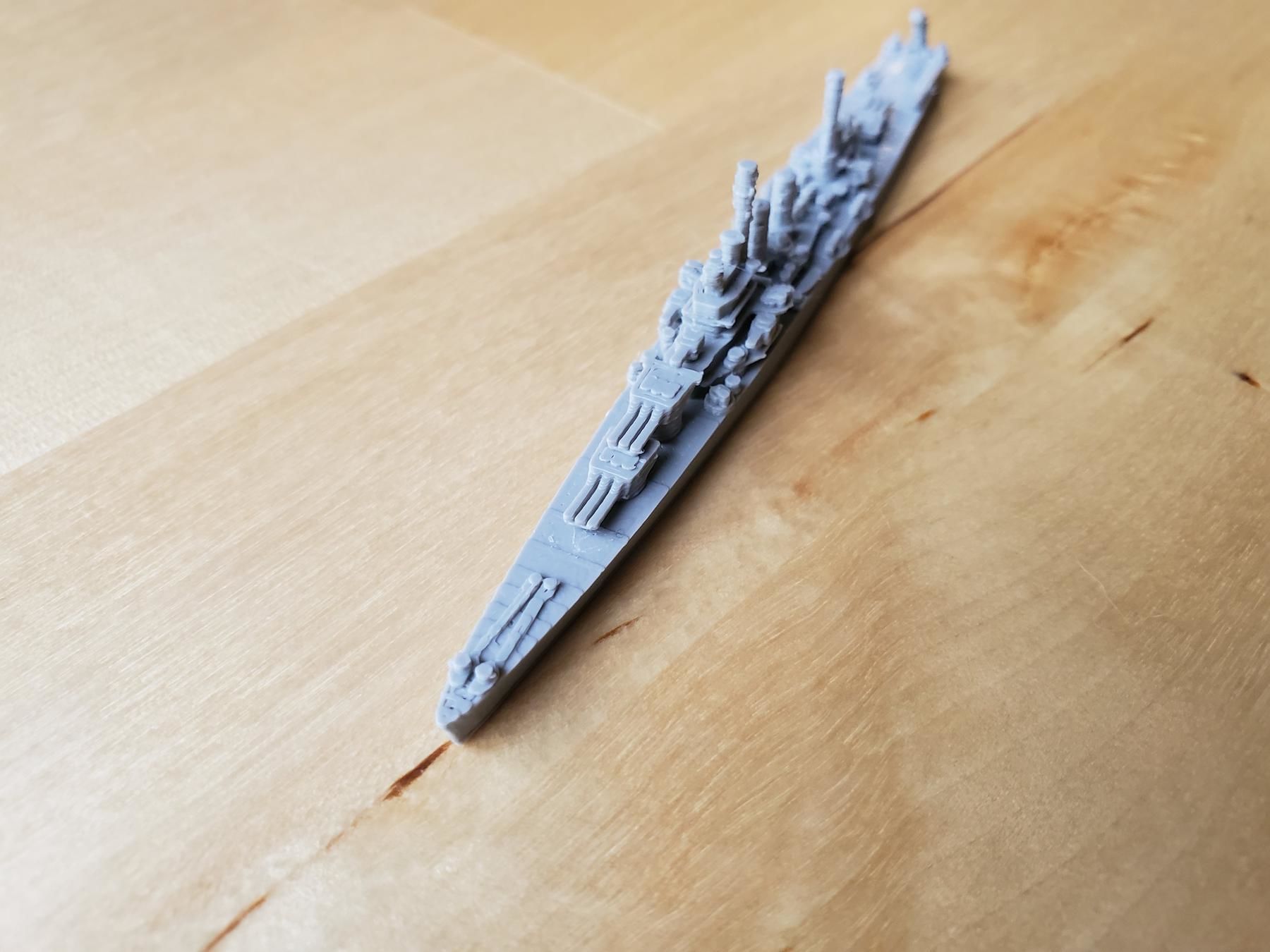 US Crusier Wichita Warship 3D print model_13