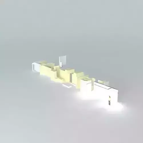 130f3d building with light shining