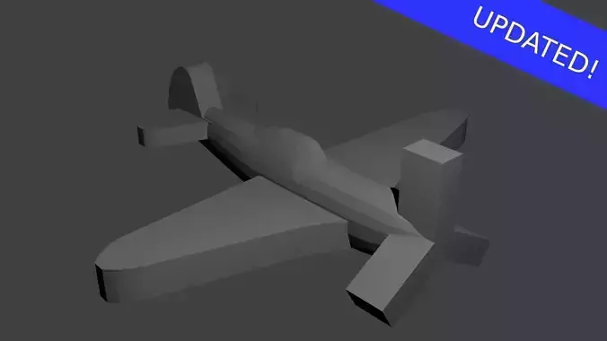 Soviet Yak-9 Fighter Aircraft Free 3D print model