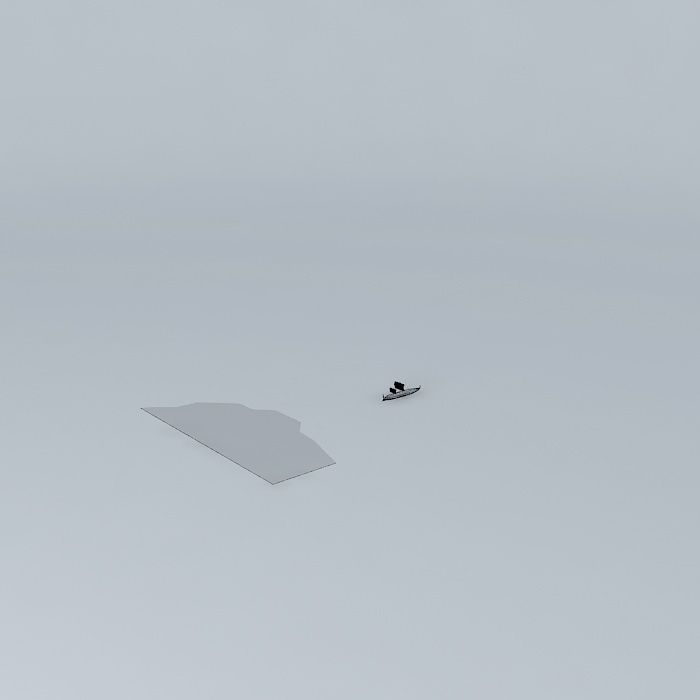 Trireme piece of paper Free 3D model_4