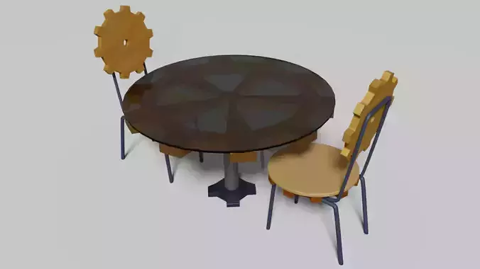 Gear Table and Chair