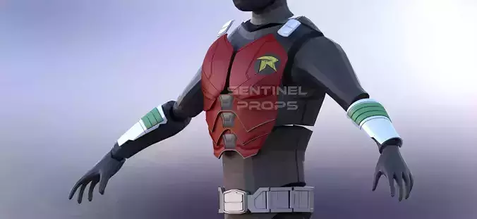 Titans Robin Jason Todd Armor 3D print model