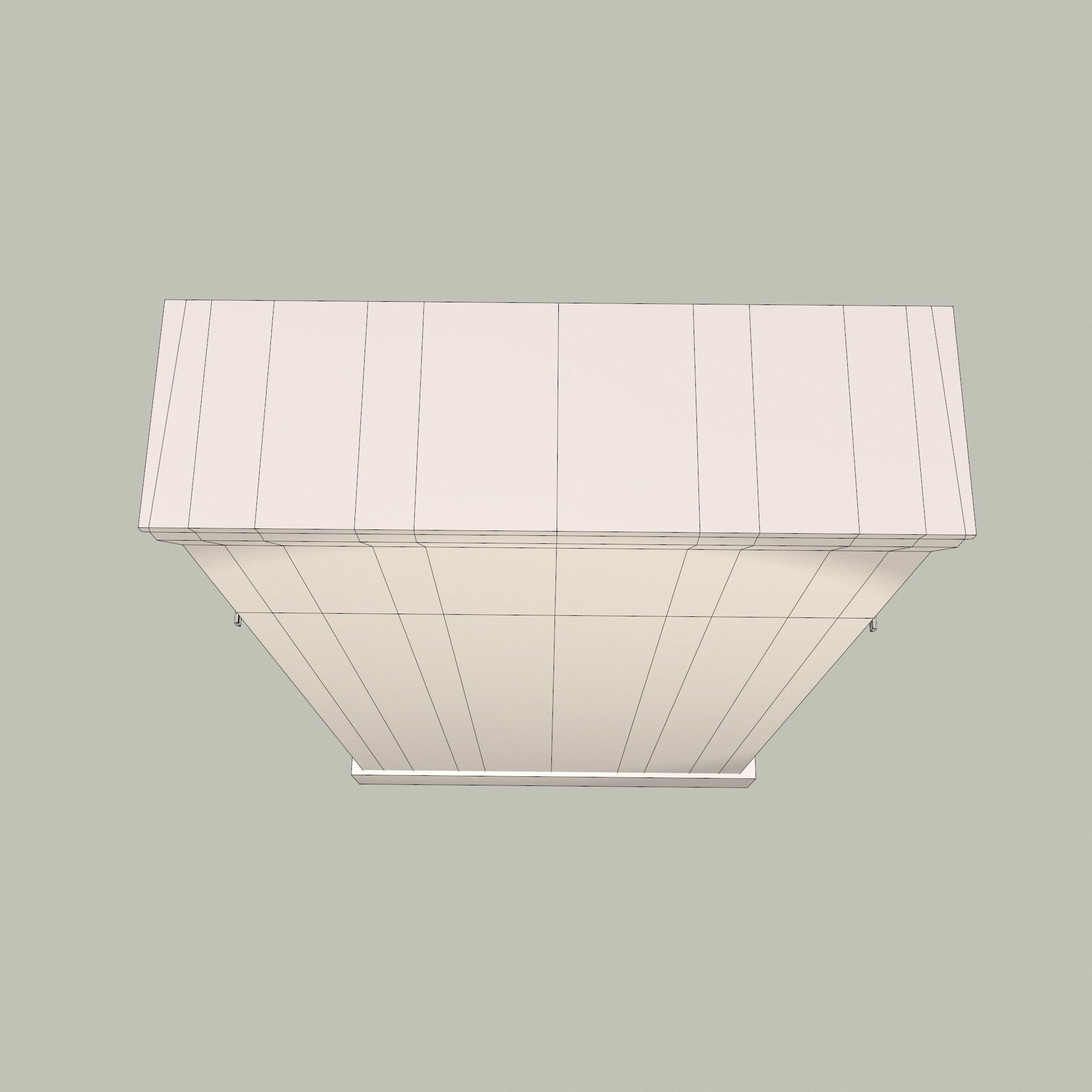 Old Dusty Bookshelf Low-poly 3D model_34