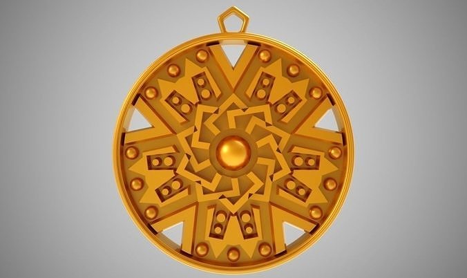 Pentagon Necklace 3D print model