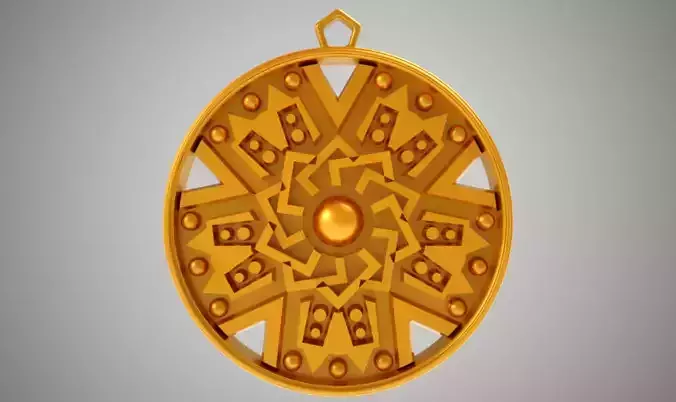 Pentagon Necklace 3D print model