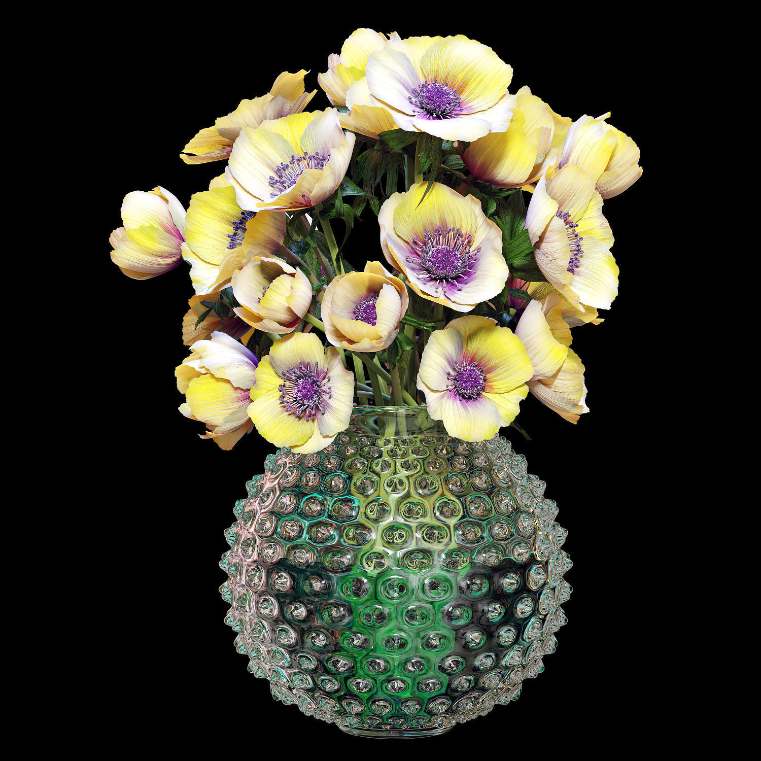 Bouquet 03  3D model_3