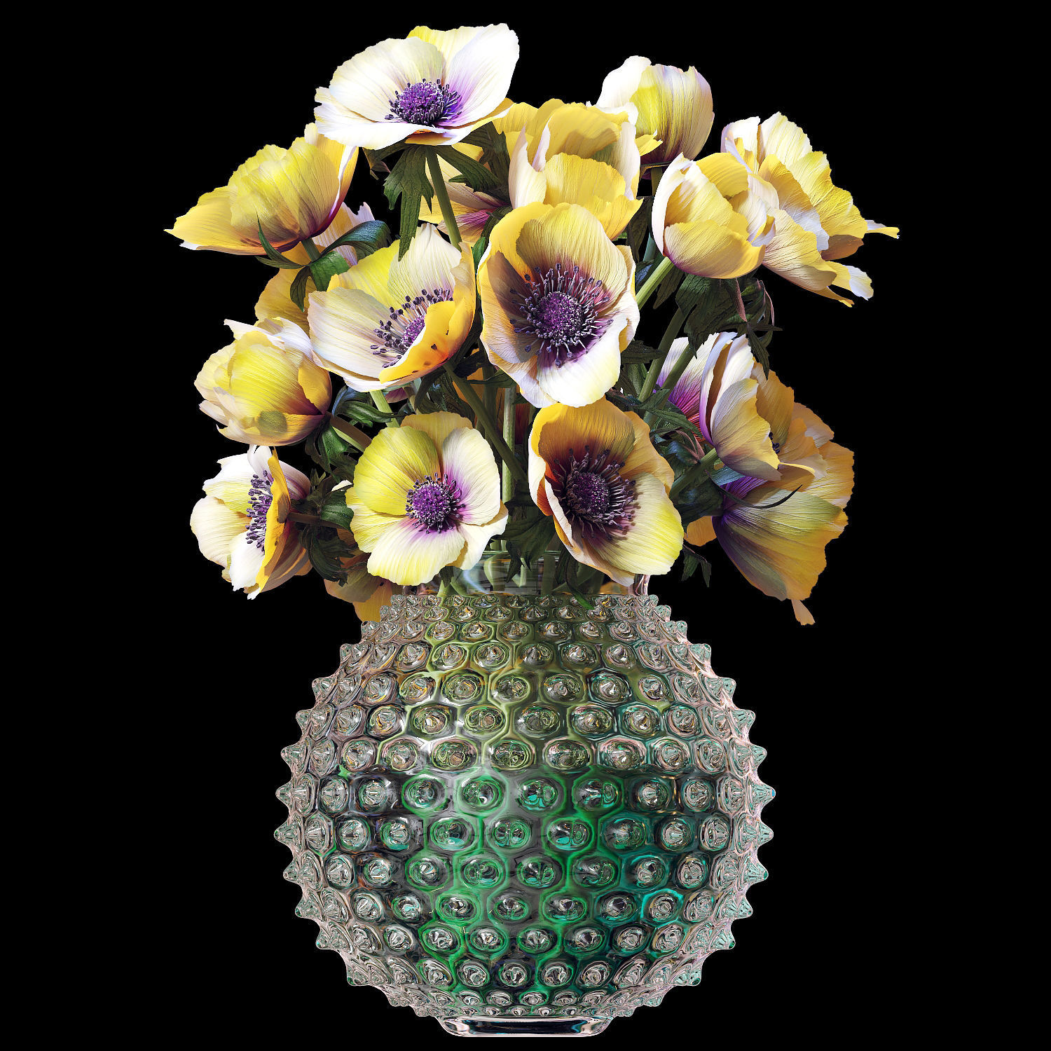 Bouquet 03  3D model_2