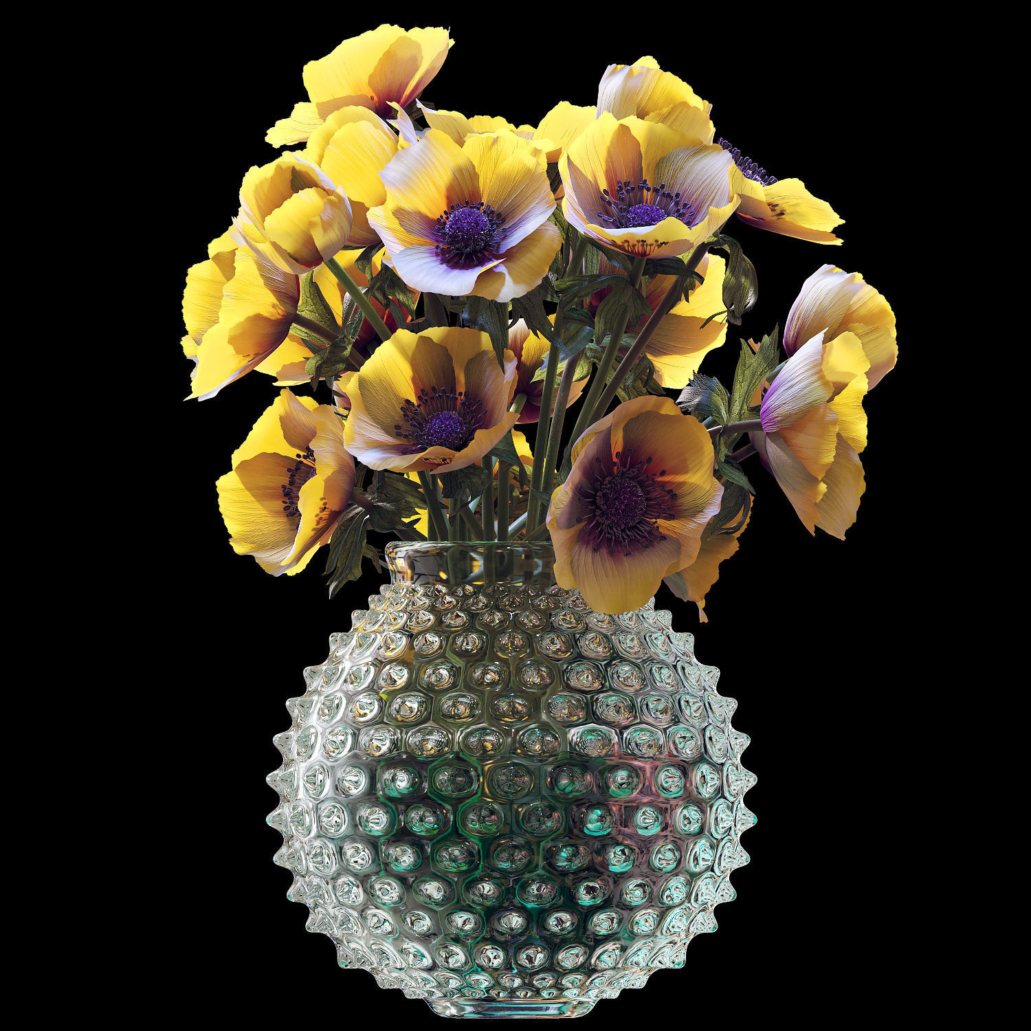 Bouquet 03  3D model_1