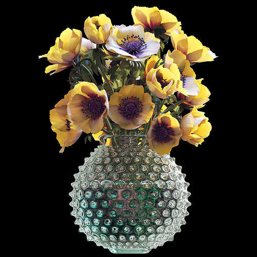 Bouquet 03  3D model