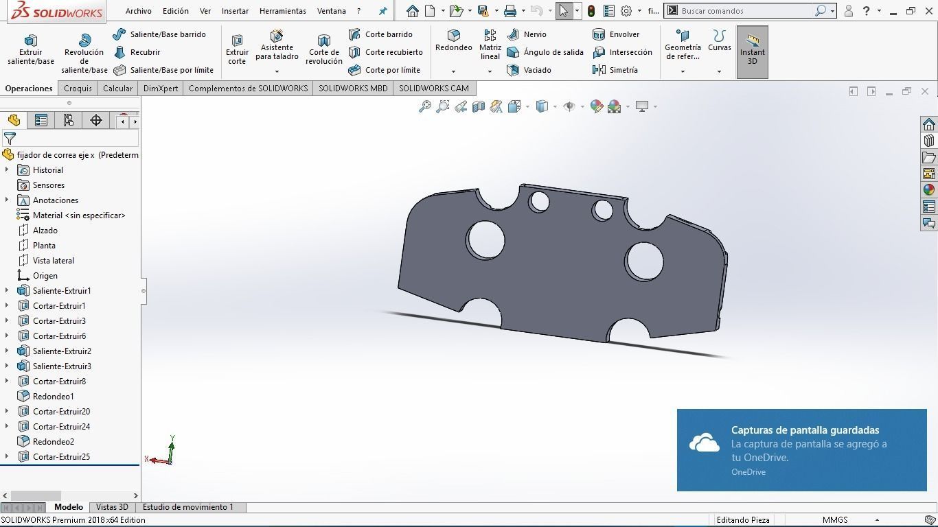 soporte de correa para prusa i3 eje x 3D print model_1