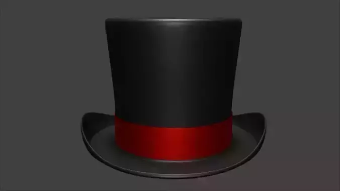 Top Hat 3D model