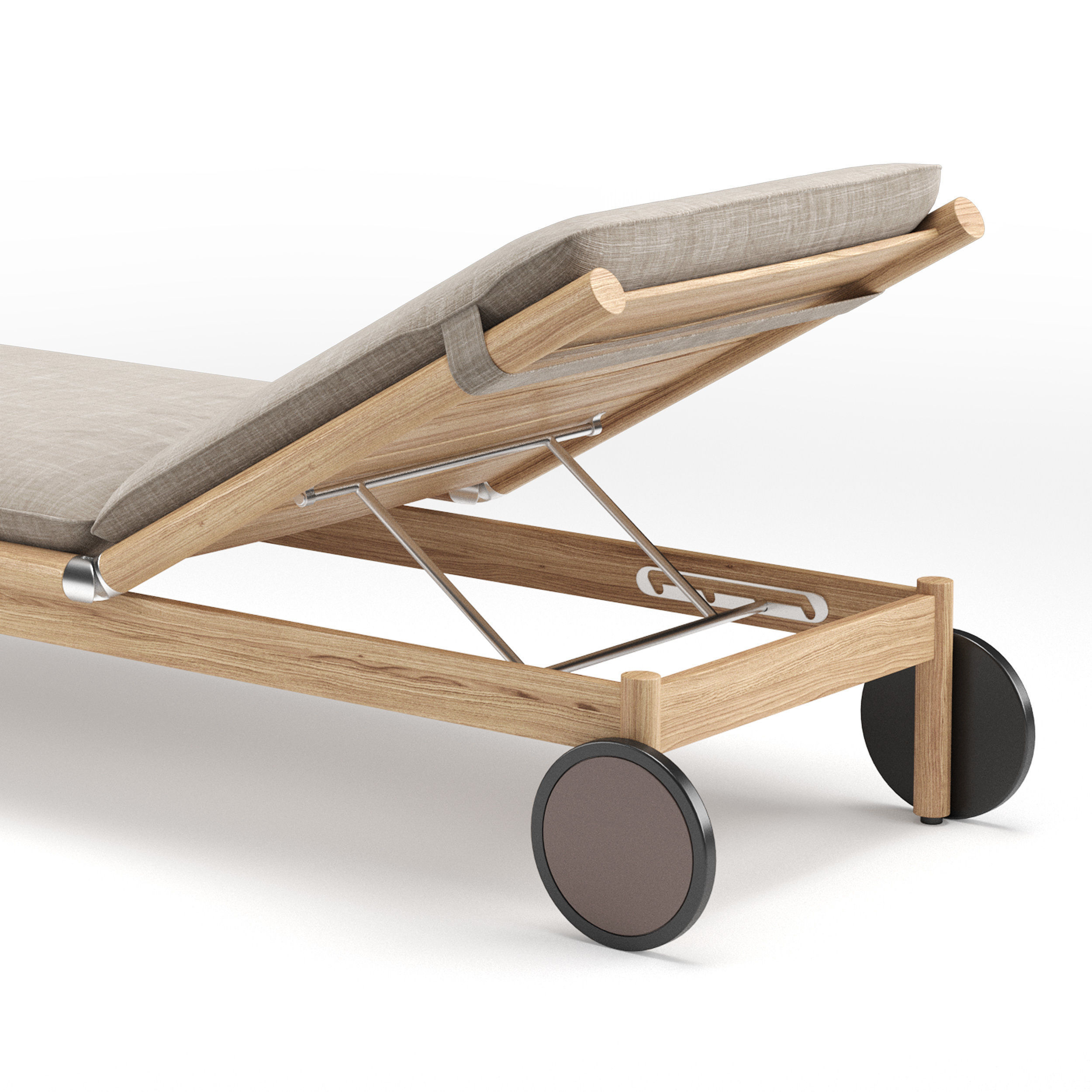 Dedon Tibbo Sunlounger 3D model_1